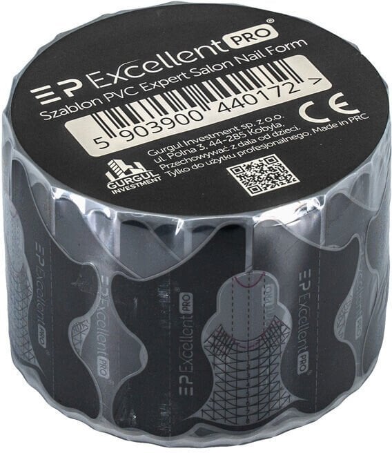 Excellent PRO Expert Salon Nail Form szablon PVC do przedłużania paznokci 500szt