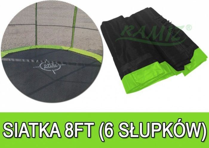 Siatka do Trampoliny 8FT Zielona