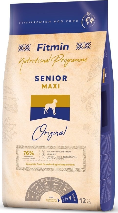 Fitmin Original Maxi Senior z drobiem 12kg