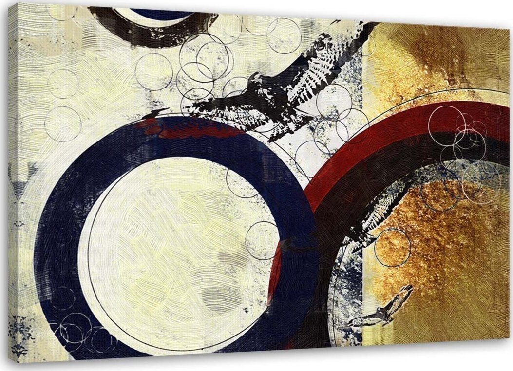 Feeby Obraz na płótnie, Brązowa abstrakcja - 90x60