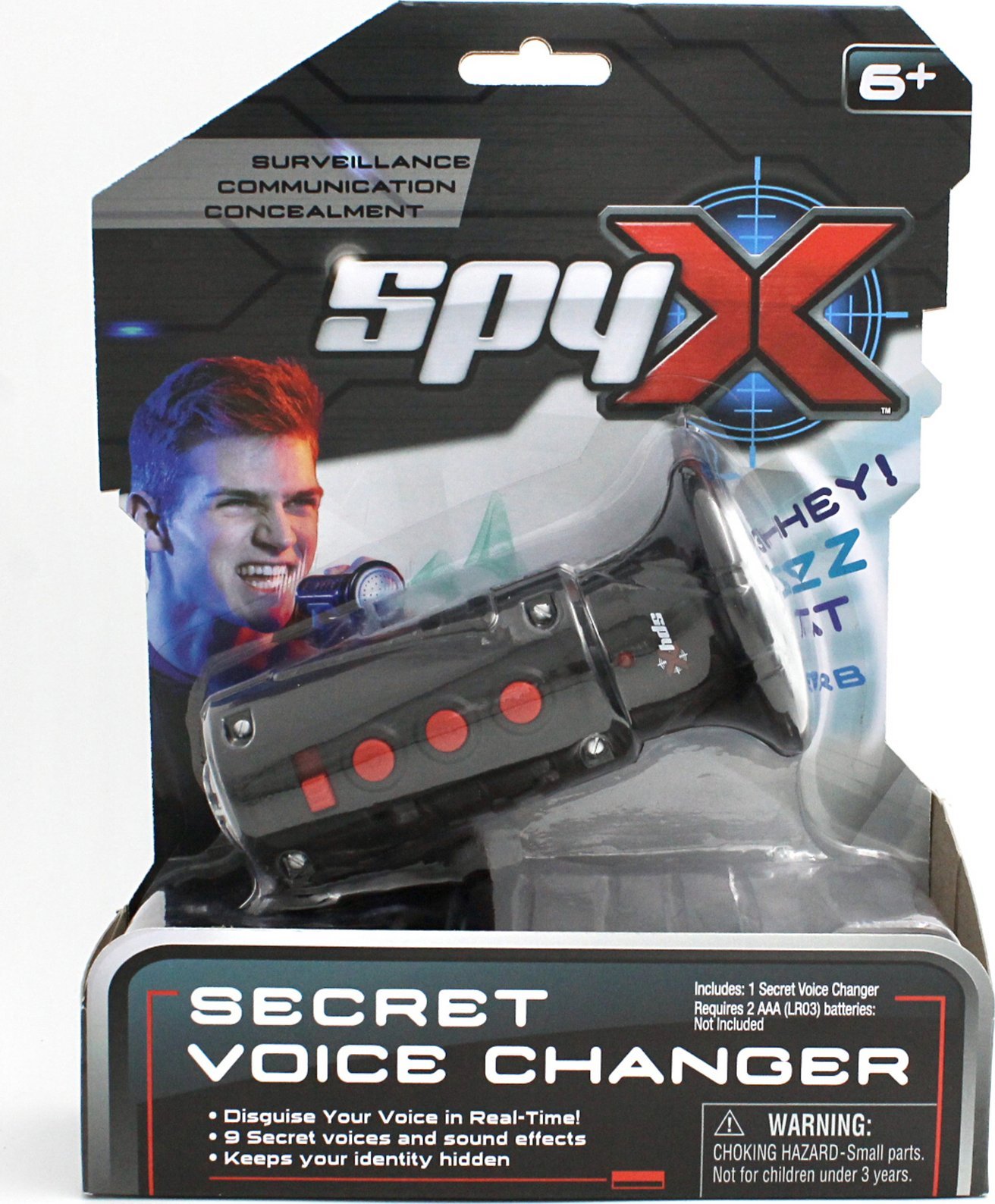 Spyx SpyX - Secret Voice Changer (20211) /Educational and Learning Toys /Black