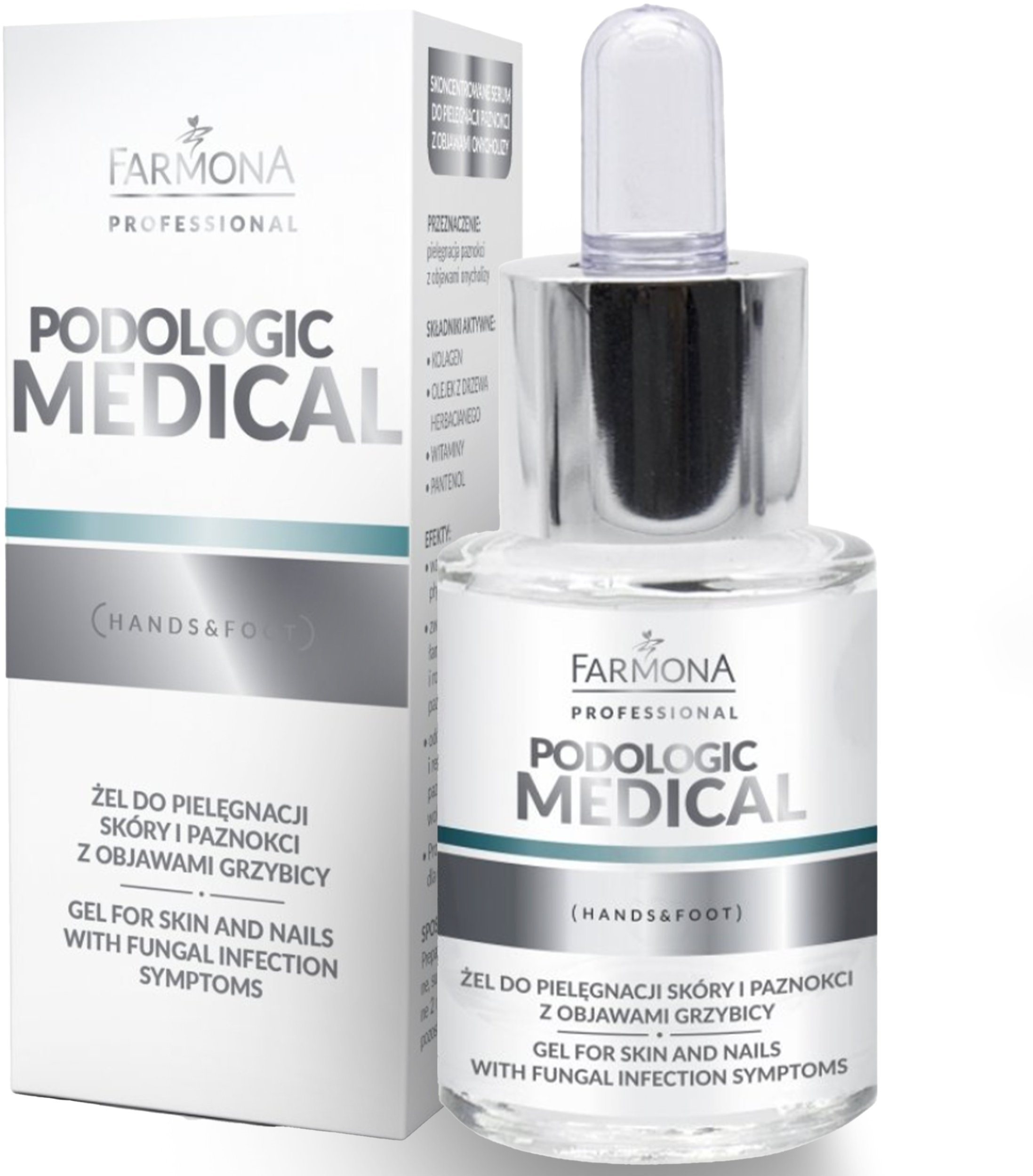 Farmona PODOLOGIC MEDICAL Żel do pielęgnacji skóry i paznokci z grzybicą 15ml