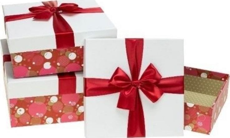 Teka Pudełko prezentowe PUG-22152-KW 3szt ROZETTE