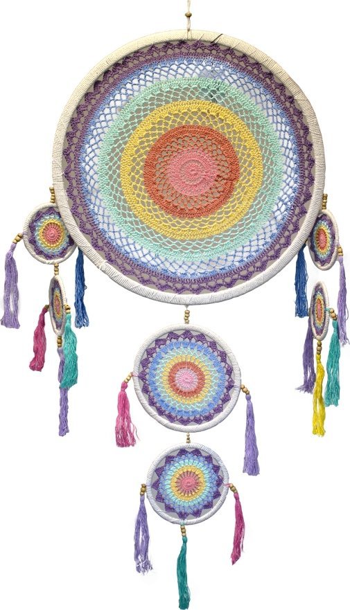 Art-Pol Łapacz Snów Tęczowy - Okrągły