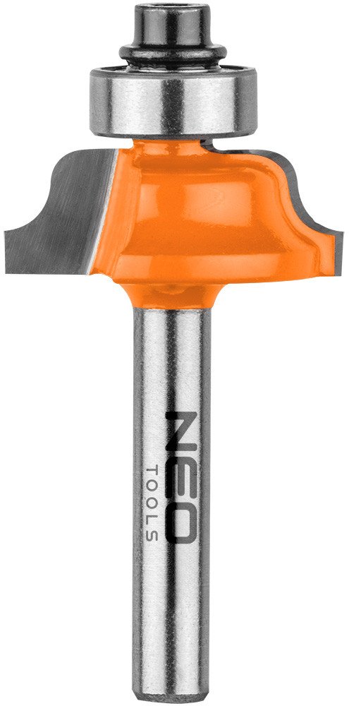 Frez kształtowy z łożyskiem, ozdobny, TCT, 25.7 x 9.7 mm, trzpień 6 mm