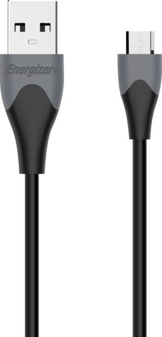 Kabel USB Energizer USB-A - microUSB 1.2 m Czarny (C610MGBK)