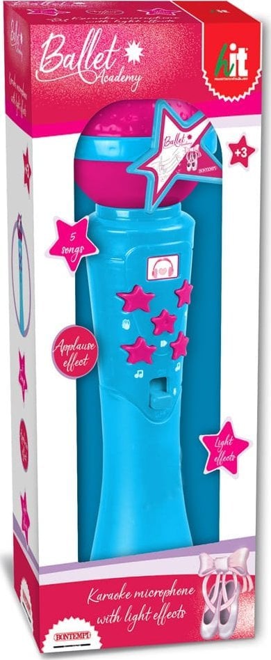 Bontempi BONTEMPI MIKROFON KARAOKE ZE ŚWIATŁEM
