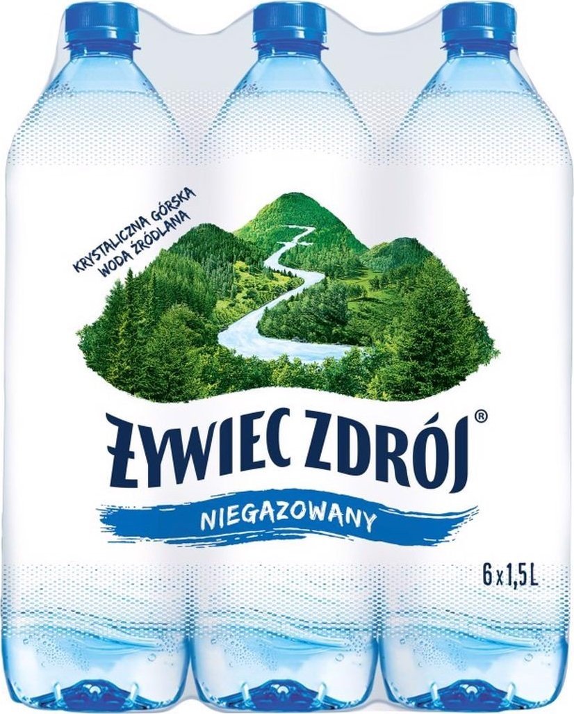 Woda Żywiec Zdrój Niegazowany Woda źródlana 1,5 l x 6 sztuk