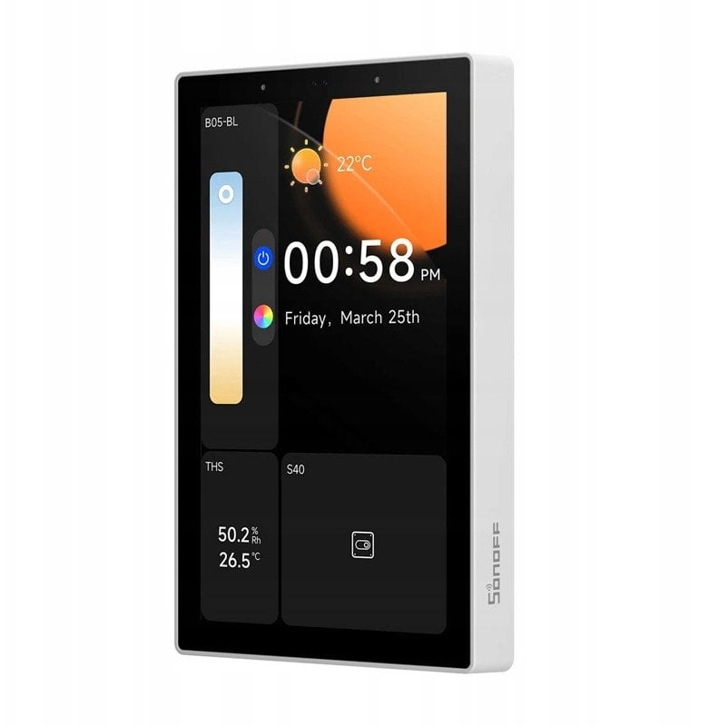 Panel sterowania WiFi/Bluetooth/ZigBee Matter SONOFF NSPanel Pro 120 (biały) NSPanel120PW