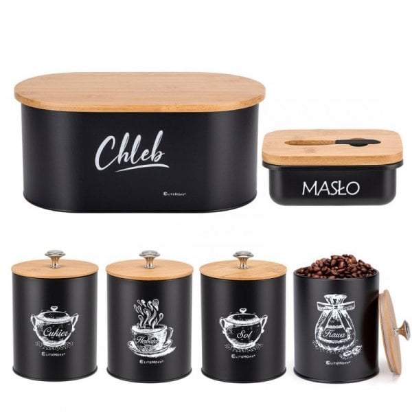 CHLEBAK Z ZESTAWEM POJEMNIKÓW I MASELNICZKA E-6079