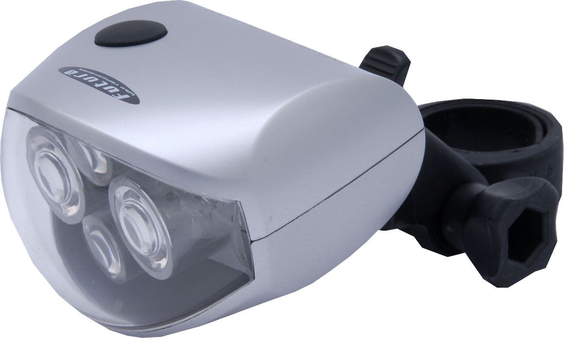 Futura Lampka przednia 4FOUR + baterie srebrna (FUT-OS-P-FOUR)
