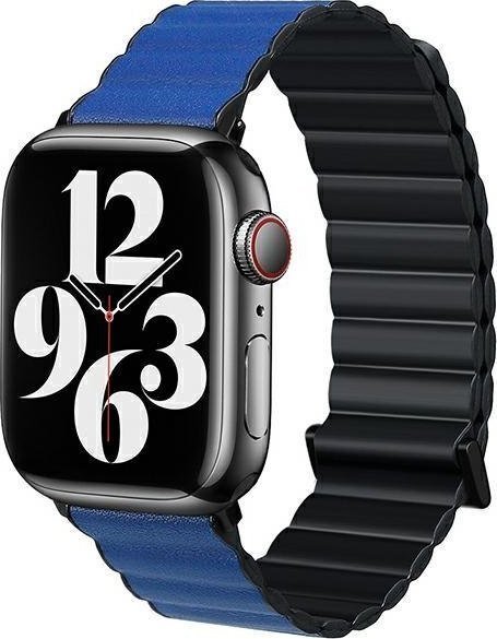 Beline Beline pasek Apple Watch Magnetic Pro 38/40/41mm czarno/niebieski black/blue box