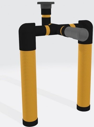 UN STUDZIENKA DRENARSKA ROZSĄCZAJĄCA 160 2X (1 KPL)