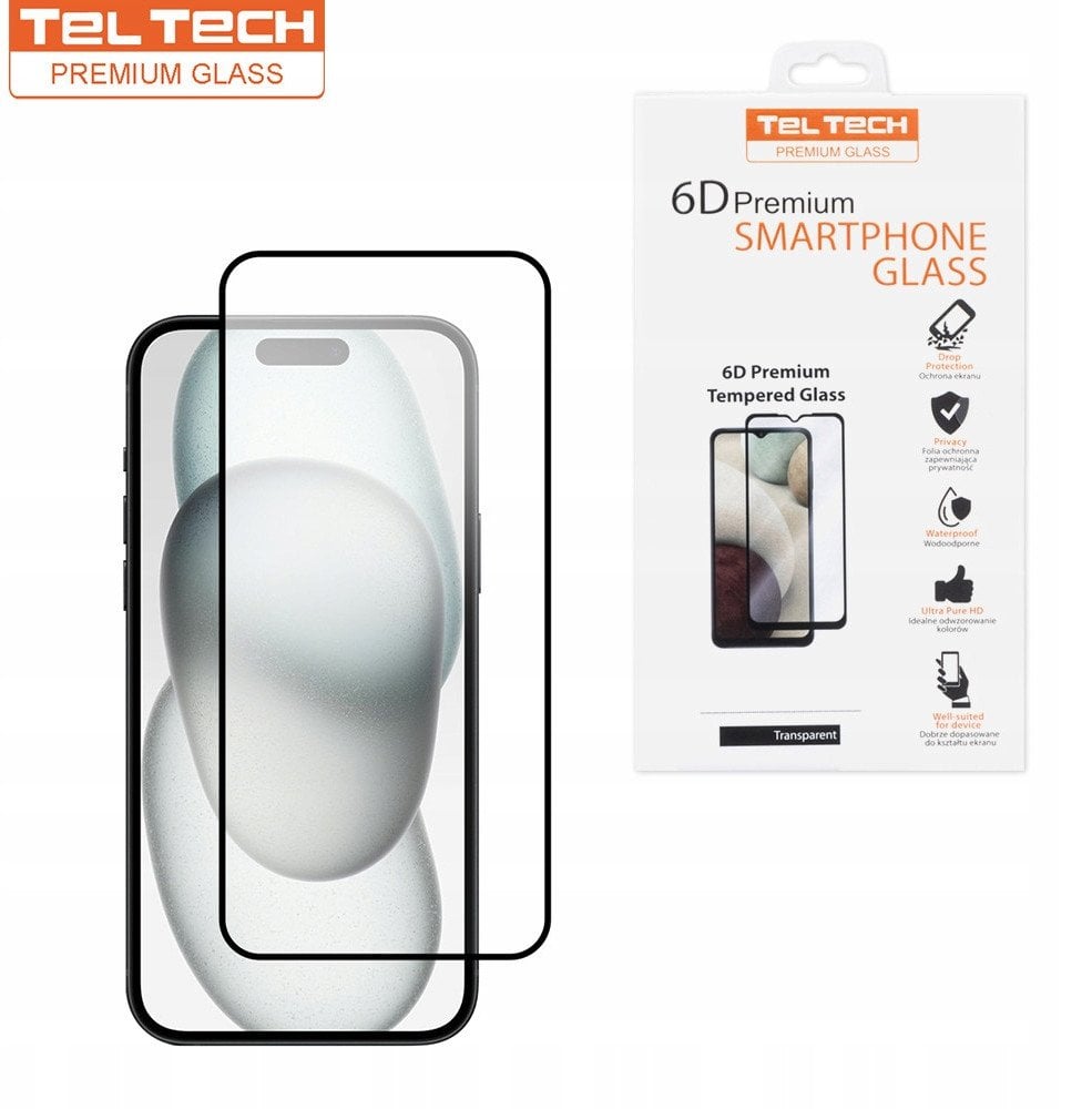TELTECH SZKŁO HARTOWANE DO IPHONE 16 PRO SZKŁO OCHRONNE