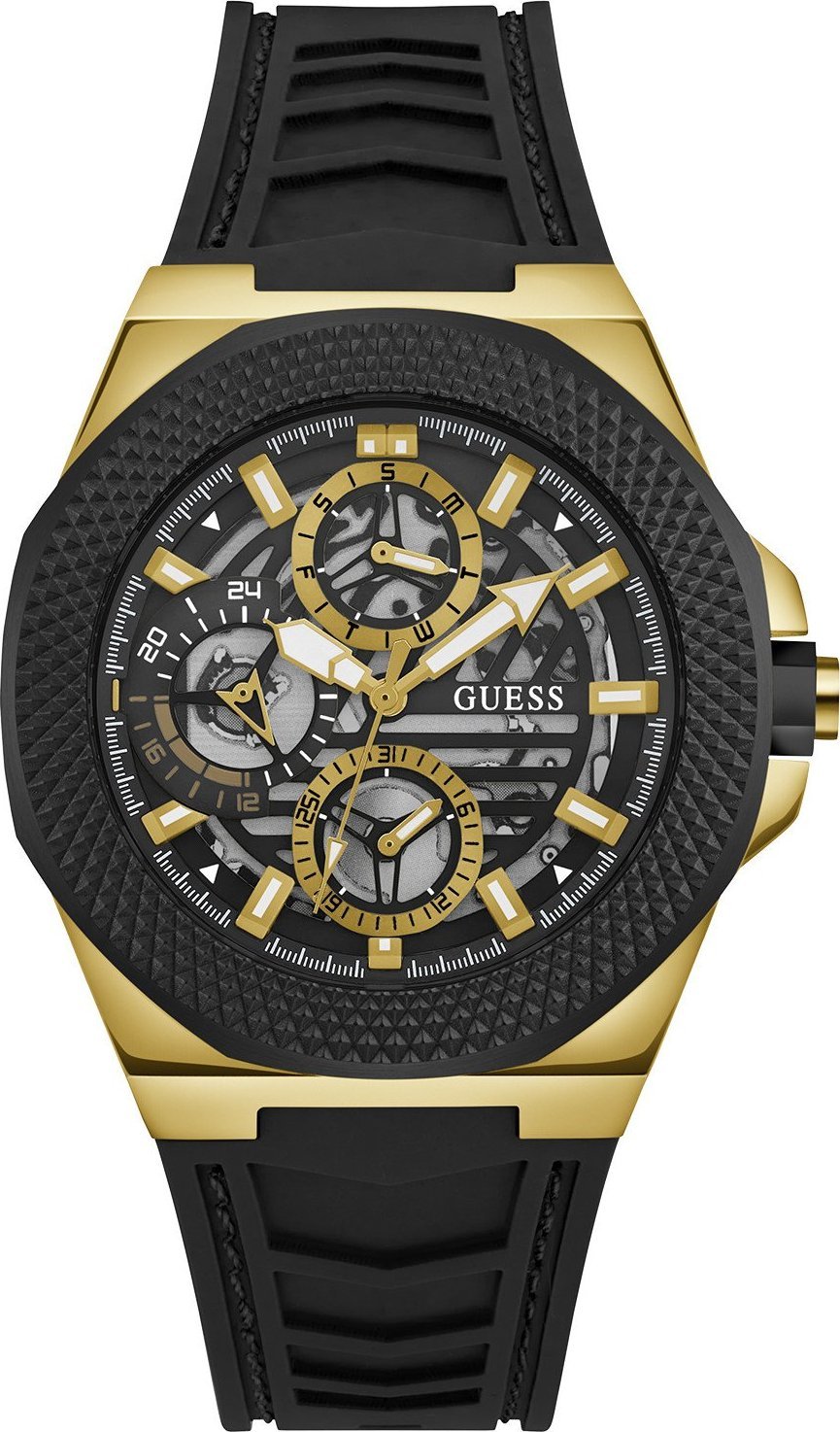 Zegarek Guess Zegarek męski Guess GW0577G2 czarny