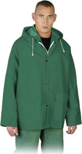 KURTKA PRZECIWDESZCZOWA ZIELONA KPDZ ROZMIAR XXXL