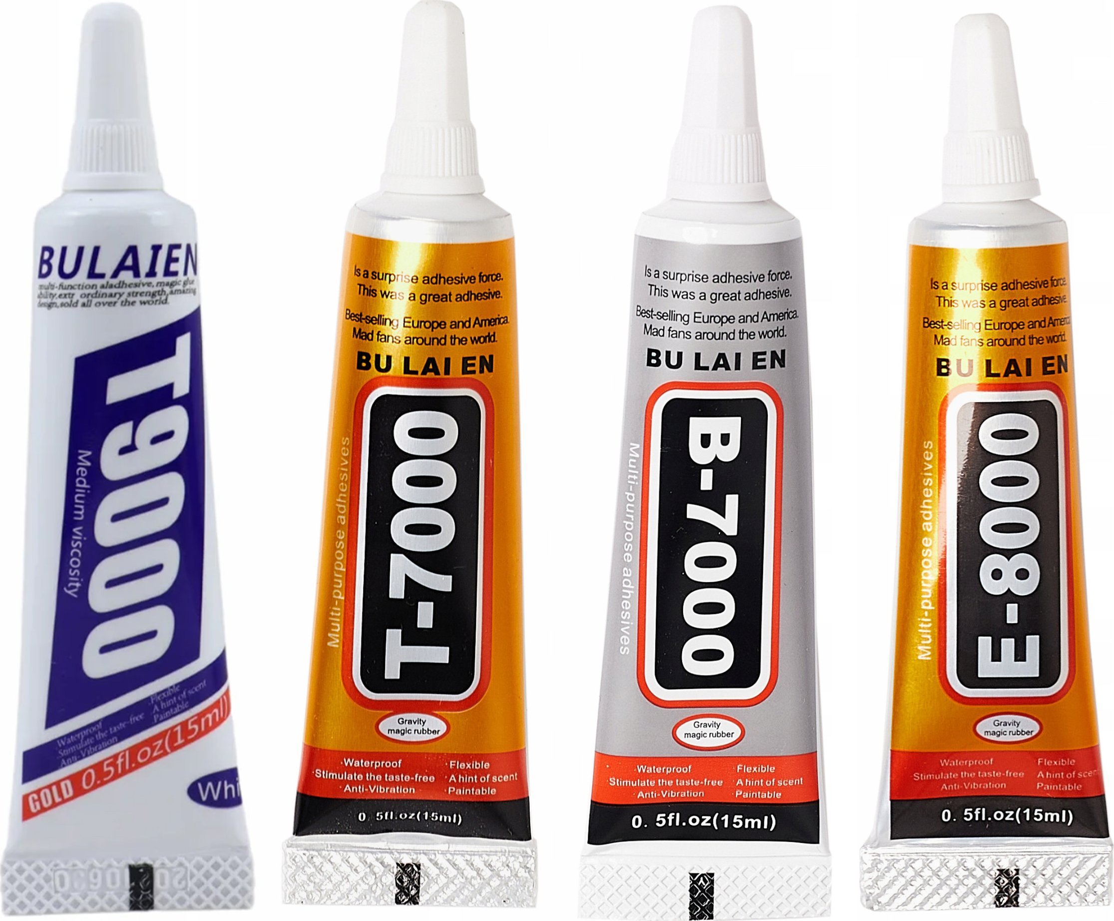 Zestaw 4 Klei Klej Uniwersalny T-9000 T-7000 E-8000 B-7000 do Montażu Elektroniki