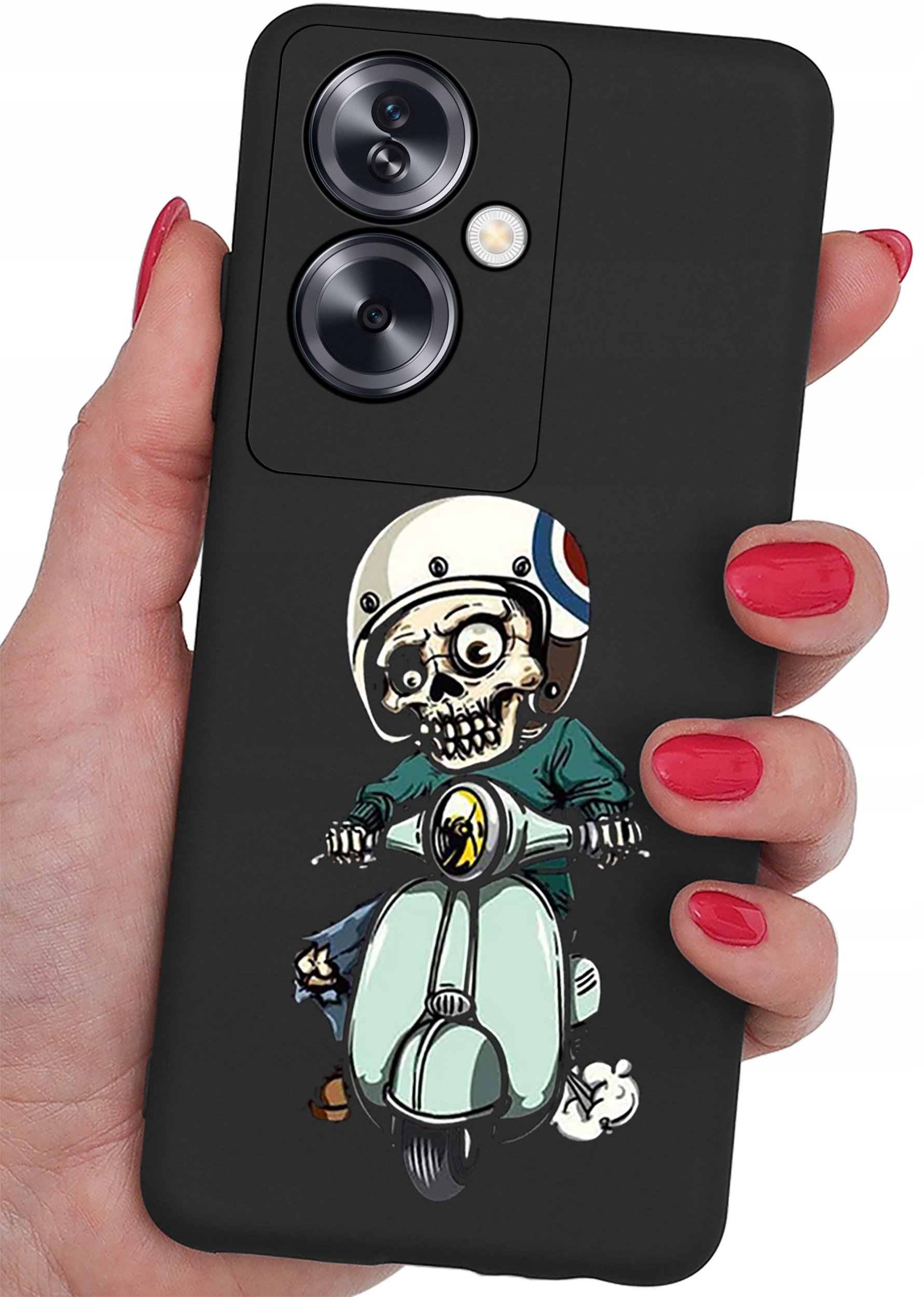 ETUI do Oppo A79 5G CASE WZORY SOFT MATT PLECKI + SZKŁO OCHRONNE 9H