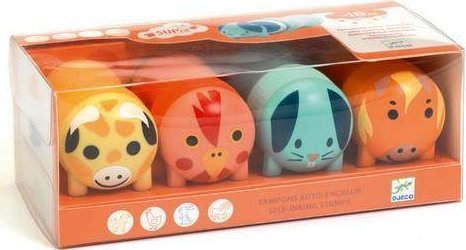 Djeco Djeco - stempelki dla maluchów - zwierzęta z farmy