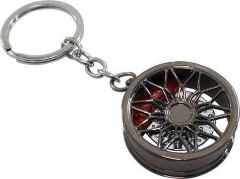 Breloczek MTuning Brelok Felga CS-39 Czarna z zaciskiem