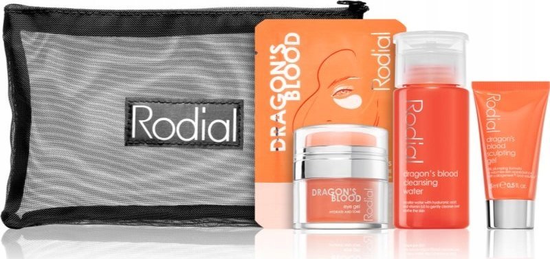 Little Luxuries Kit Set Rodial: Dragon's Blood, Purifying, Micellar Water, For All Skin Types, 100 ml + Dragon's Blood, Refreshes & Hydrates, Eye Gel,