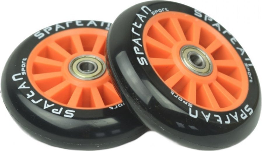 Spartan Kółka do Hulajnogi Wyczynowej z Łożyskami ABEC7 (pomarańczowe)