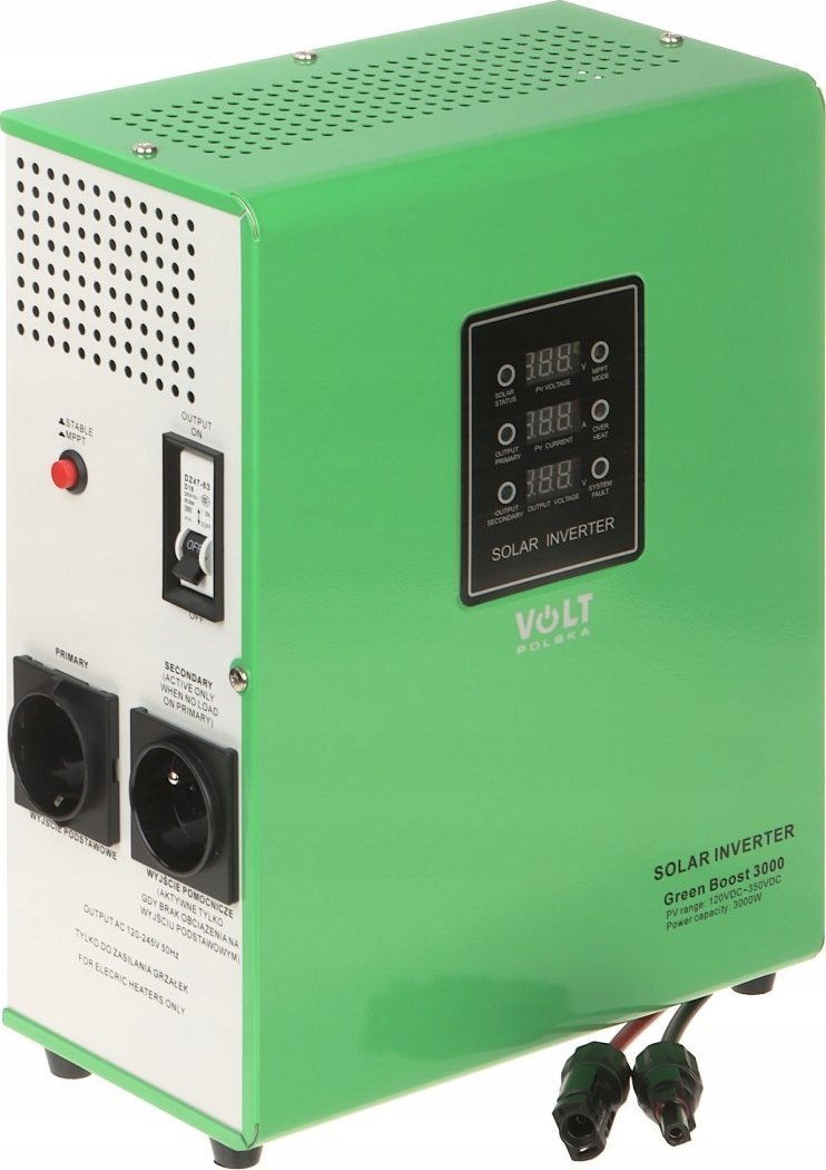 Volt FALOWNIK FOTOWOLTAICZNY OFF-GRID DO ZASILANIA URZĄDZEŃ GRZEWCZYCH MPPT-3000/GREENBOOST VOLT Polska