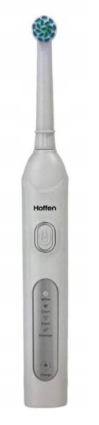 HOFFEN SZCZOTECZKA OSCYLACYJNA DO MYCIA ZĘBÓW ZESTAW KOŃCÓWEK BIAŁA