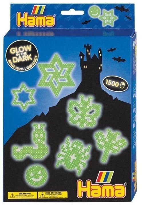 Koraliki i podstawki świecące w ciemności