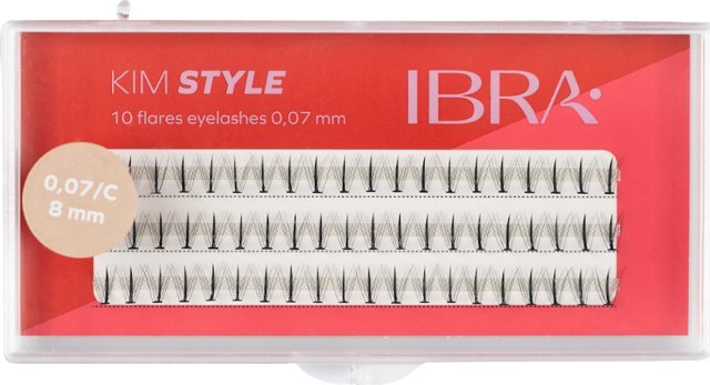 Ibra Kępki rzęs Kim Style 8mm Makeup