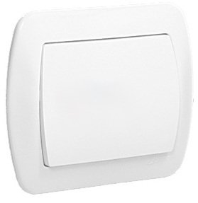 Kontakt-Simon Łącznik jednobiegunowy AKORD biały - AW1/11