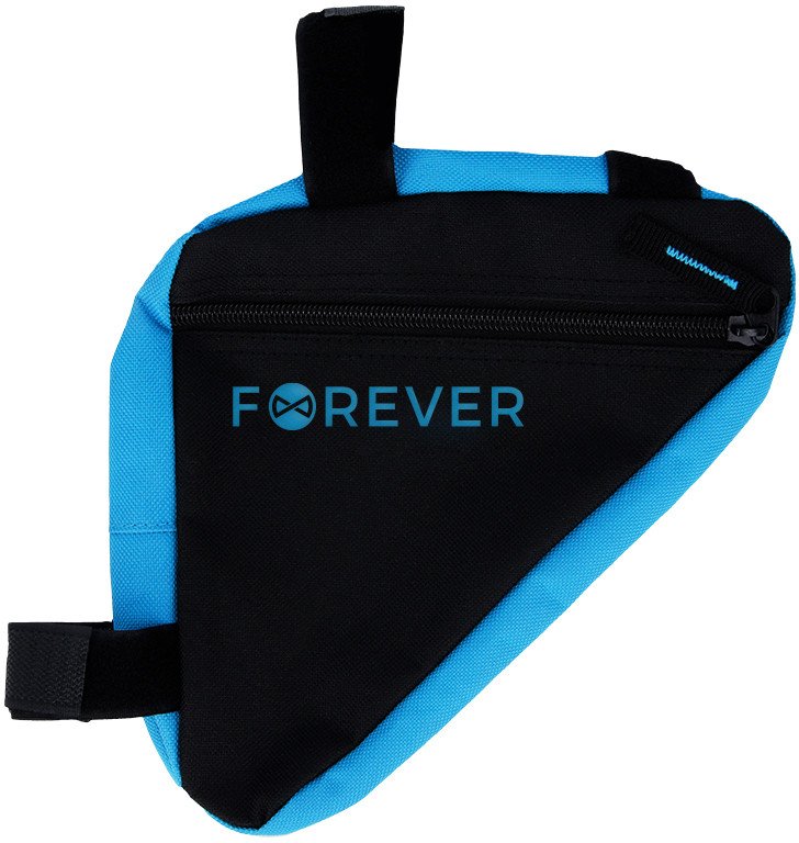Torba rowerowa pod ramę FB-100 Forever Outdoor czarno-niebieska