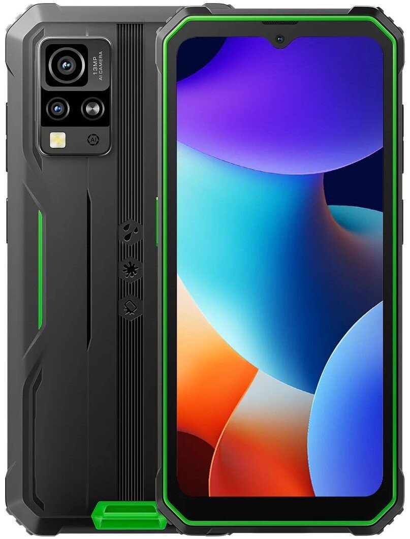 Smartfon Blackview BV4800 Pro 4/128GB Czarno-zielony (BV4800Pro-GN/CHOUT/BV)