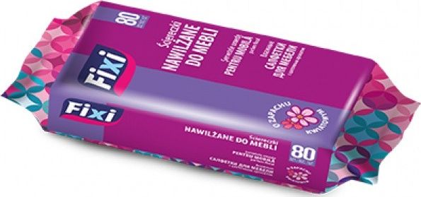 Fixi Ściereczki nawilżane do mebli o zapachu kwiatowym