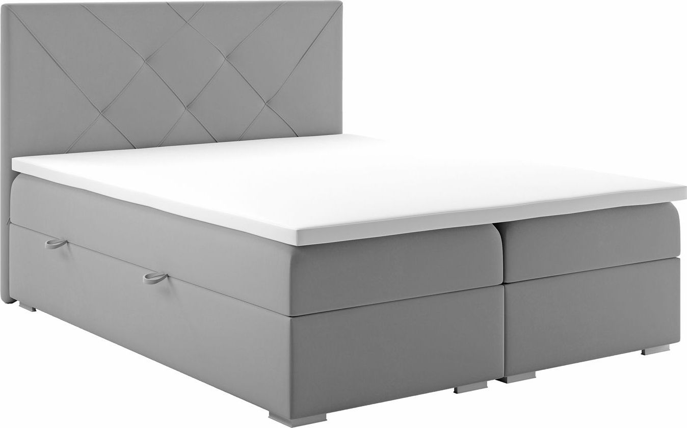 Elior Podwójne łóżko boxspring Pascal 160x200 - 58 kolorów