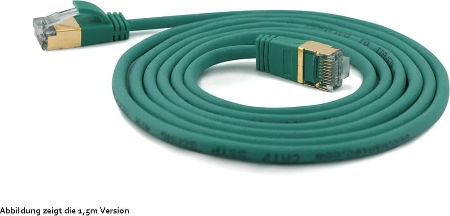 Wantec Wantec Extra dünnesCat.7 RohCable SSTP Patch Cable - 1 m - Cat.7 RohCable - S/FTP (S- STP) - RJ- 45 - RJ- 45 - green (7215)