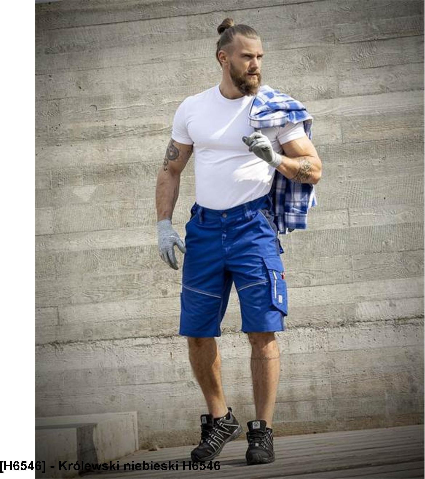 Ardon ARDON URBAN+ - szorty, 65 % poliester, 35 % bawełna, canvas, ok. 270 g/m Tabiflex - stretch, 10 kieszeni + - Niebieski (królewski) H6546 46