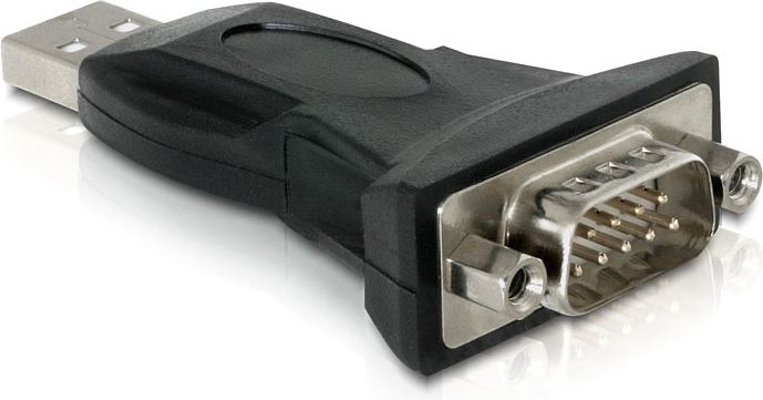 Adapter USB Delock USB - RS-232 Czarny (61460)