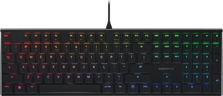 Klawiatura Cherry CHERRY MX 10.0N klawiatura USB QWERTY Amerykański międzynarodowy Czarny