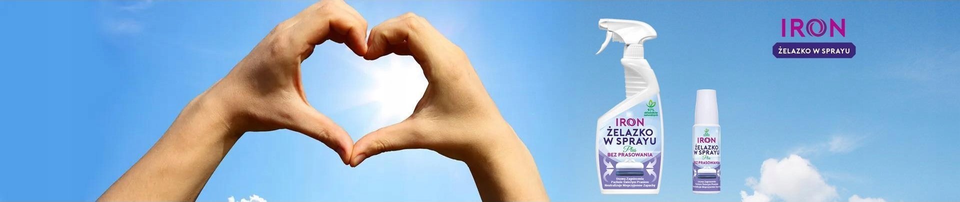 Iron Żelazko w Sprayu Plus bez Prasowania 750ml