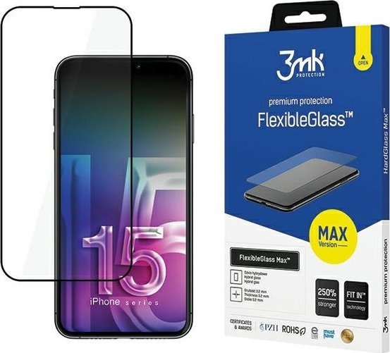 3MK FlexibleGlass Max do Apple iPhone 15 Pro Max