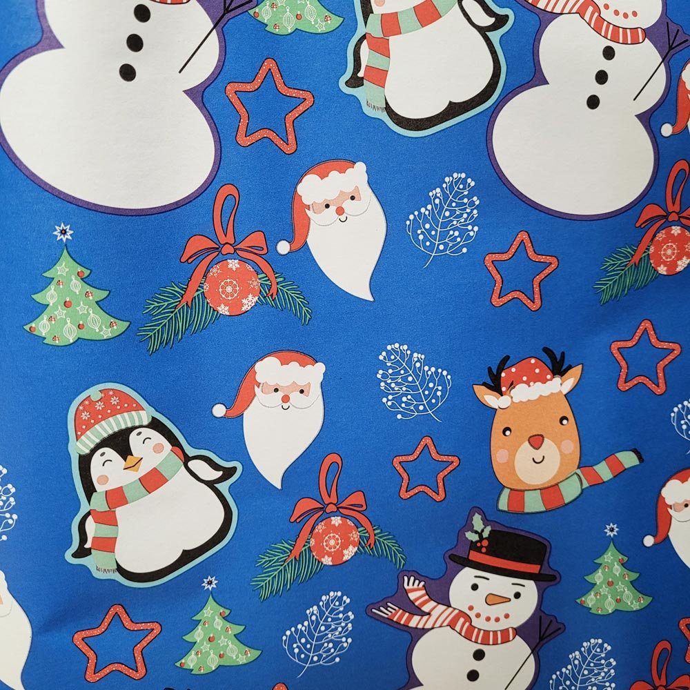 Fastima Papier świąteczny do pakowania kolorowy 70cmx2m 191m70