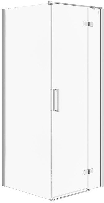 KABINA PRYSZNICOWA NAROŻNA CITY 80X80X195 PRAWA SZKŁO TRANSPARENTNE