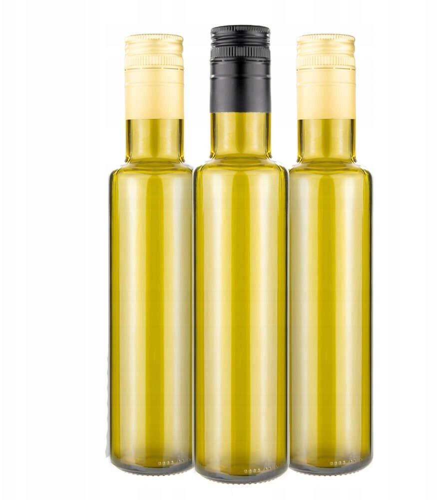 10X Butelka DORICA OLIWKOWA 250ml na oliwę ocet + ZAKRĘTKA