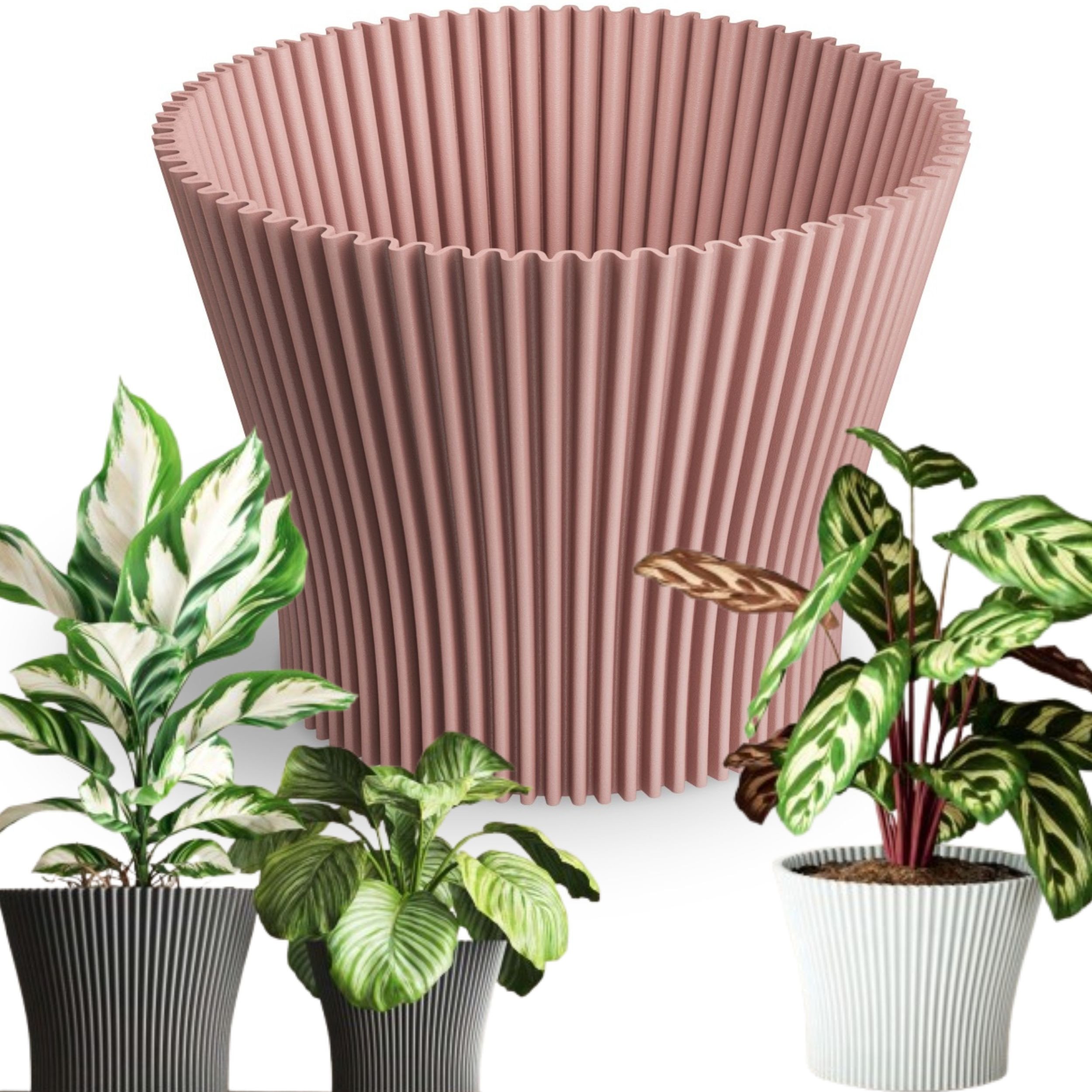 Doniczka okrągła LOTOS DLO15 Osłonka na kwiaty