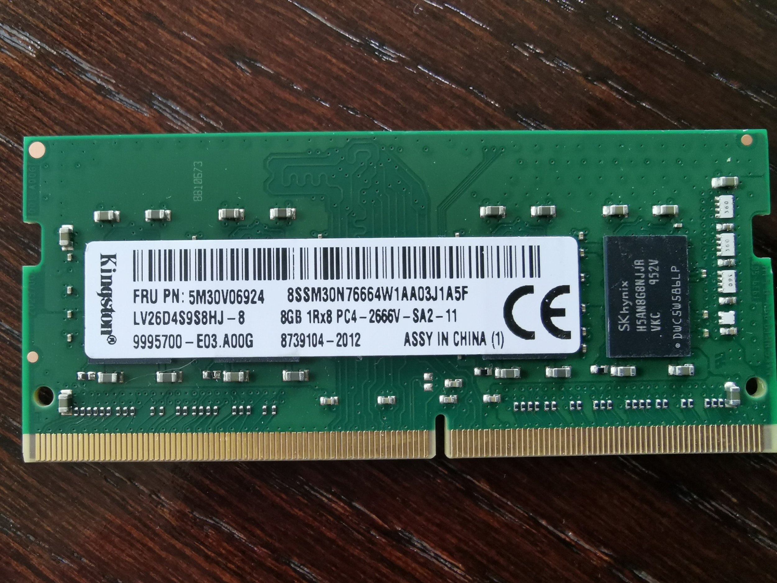 Pamięć do laptopa Lenovo 8GB D4 26S LV26D4S9S8HJ-8