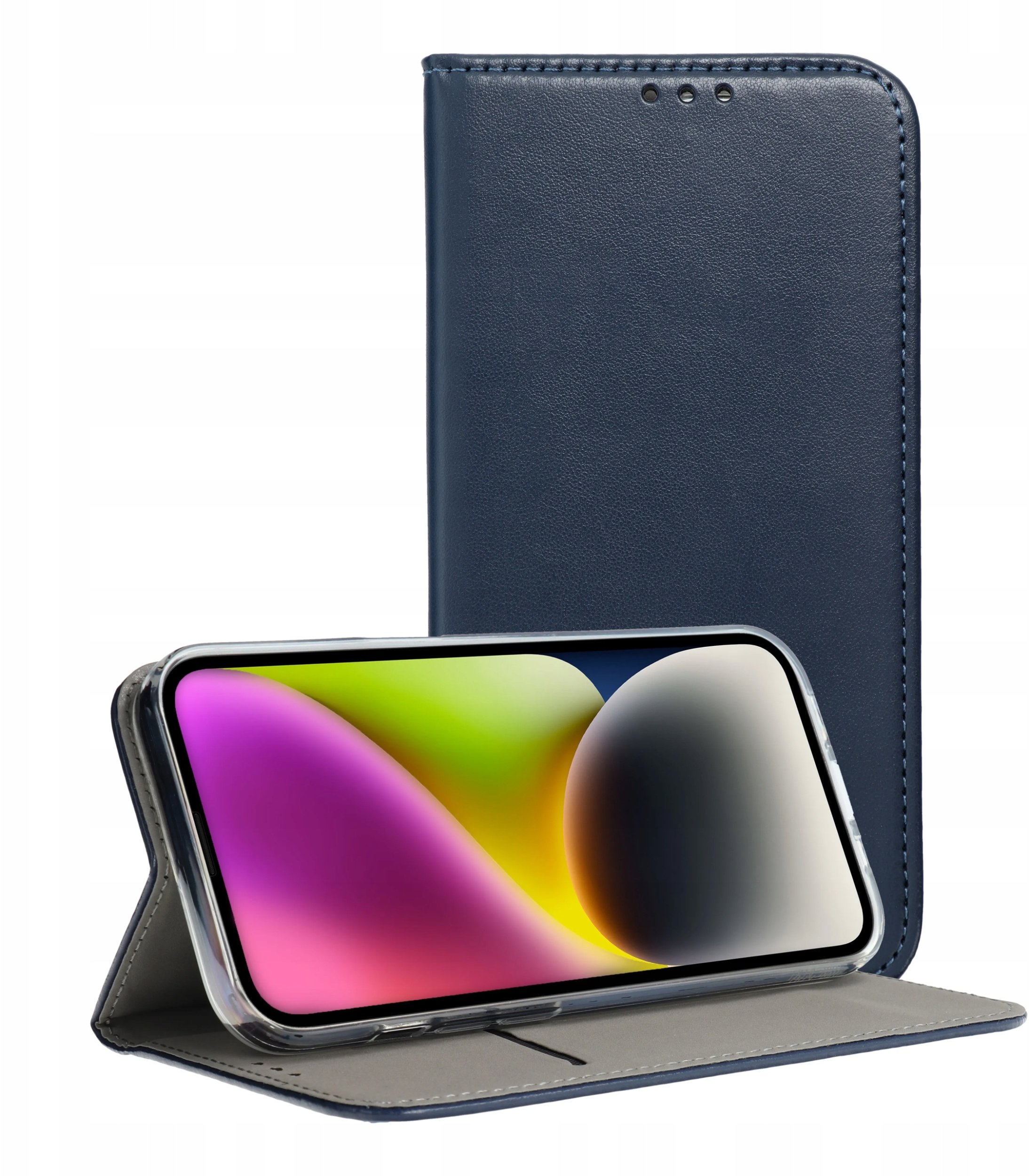 Pokrowiec SMART MAGNETO do IPHONE 17 granatowy