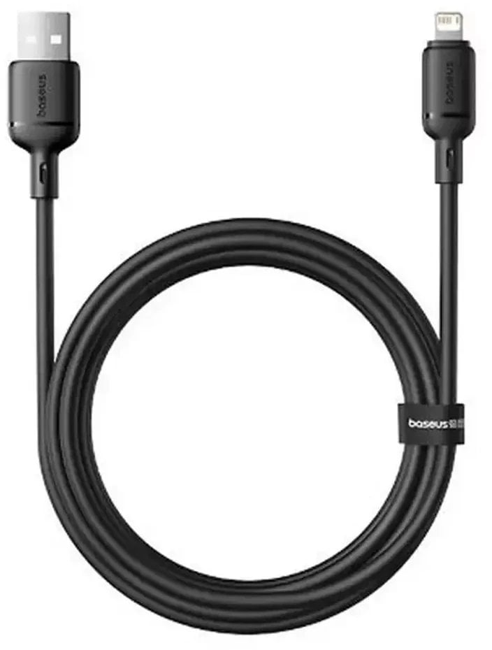 Kabel USB Baseus USB-A - Lightning 2 m Czarny (P10377702113-01)