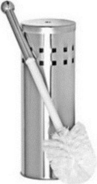 Metlex Szczotka do WC stojąca srebrny