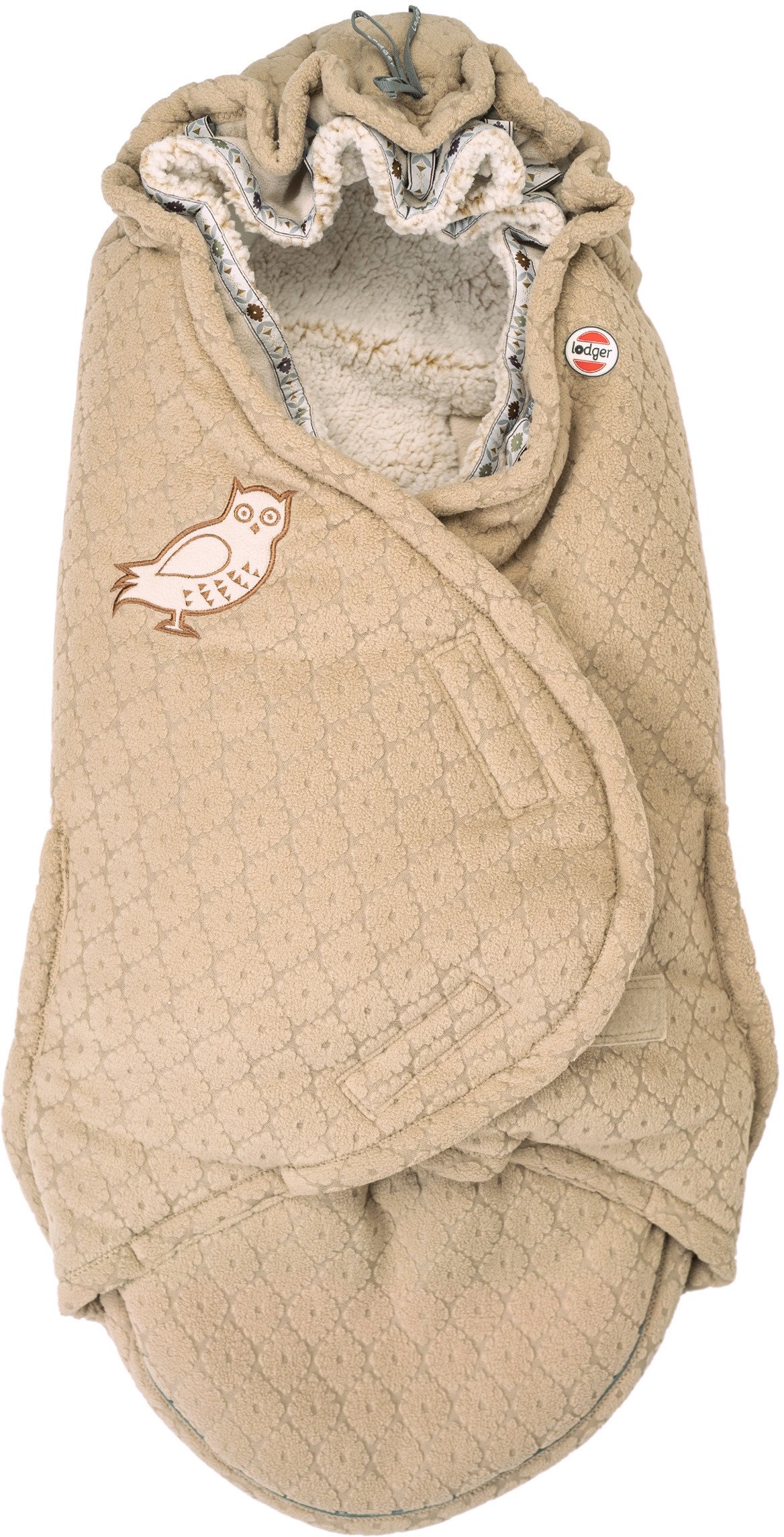 Lodger Bunker Folklore Fleece all-season sleeping bag Beige BK 630